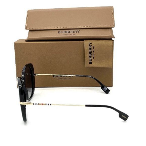 Burberry BE4374 30018G Black / Gray Gradient 55mm Sunglass - Picture 4 of 5